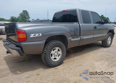 1999 Chevrolet Silverado 1500 Ls из США, поврежденный, VIN 2GCEK19T7X1290576
